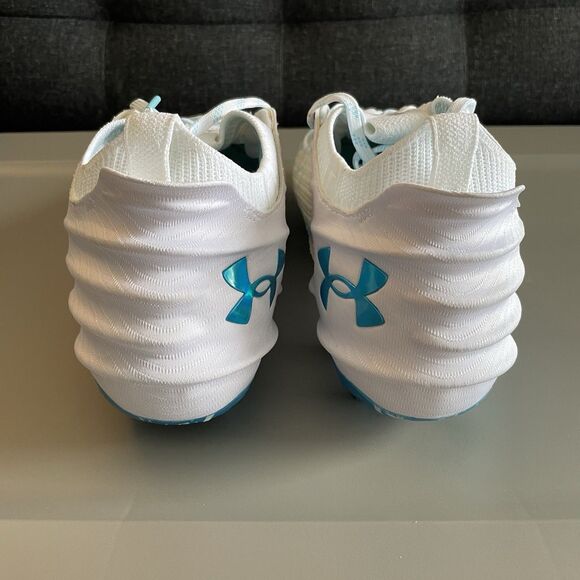 Under Armour Blur Smoke 2.0 MC LE AA Football Cleats Ice White Men’s Size 13 main image 6